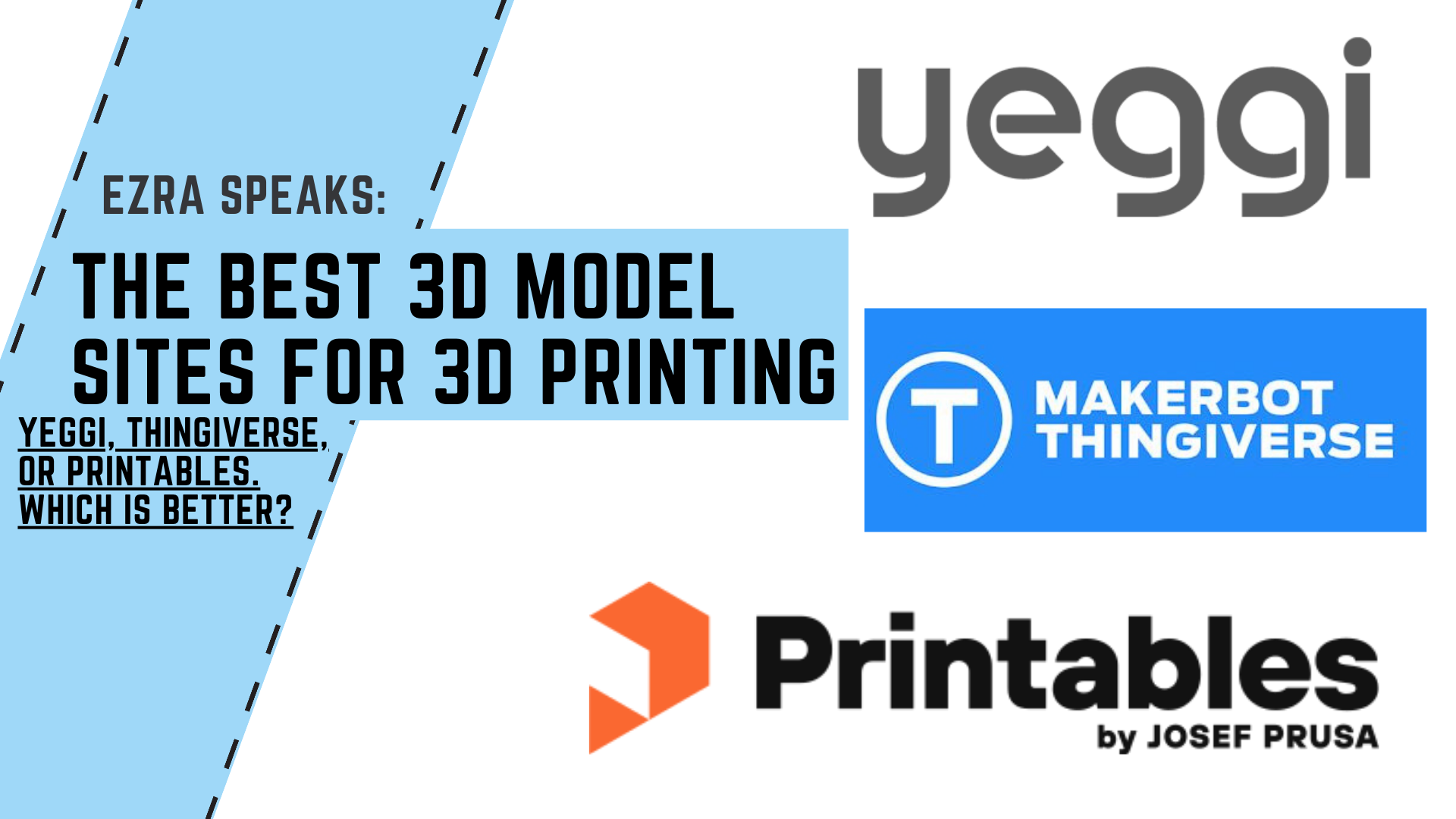 Best 3D Printer Model Sites - Ezra Speaks