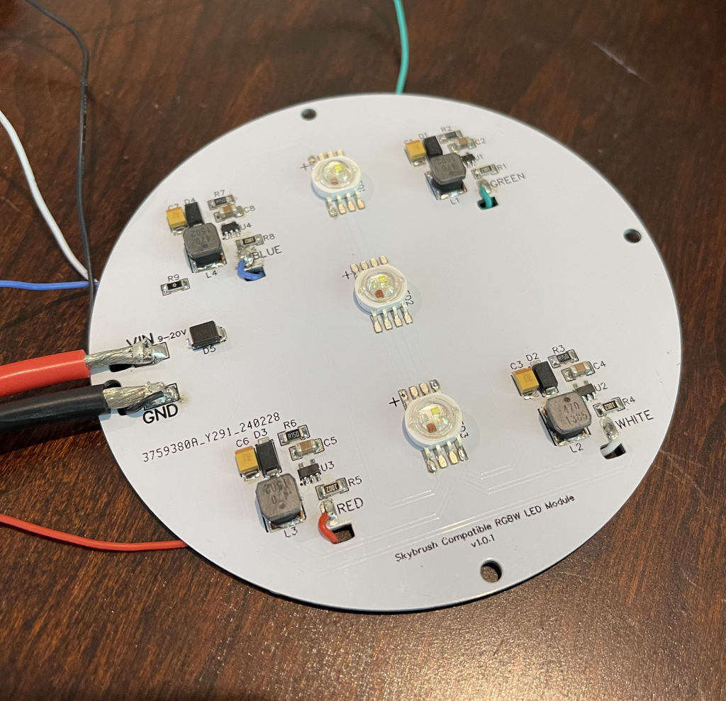 light module from Sean Techventures. PCB DESIGN